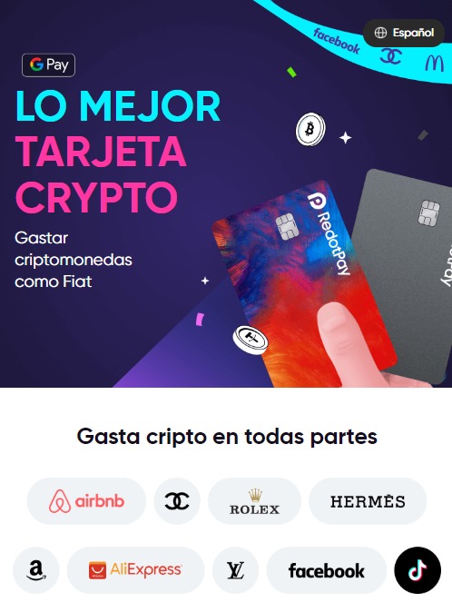 Lo mejor tarjeta crypto — RedotPay